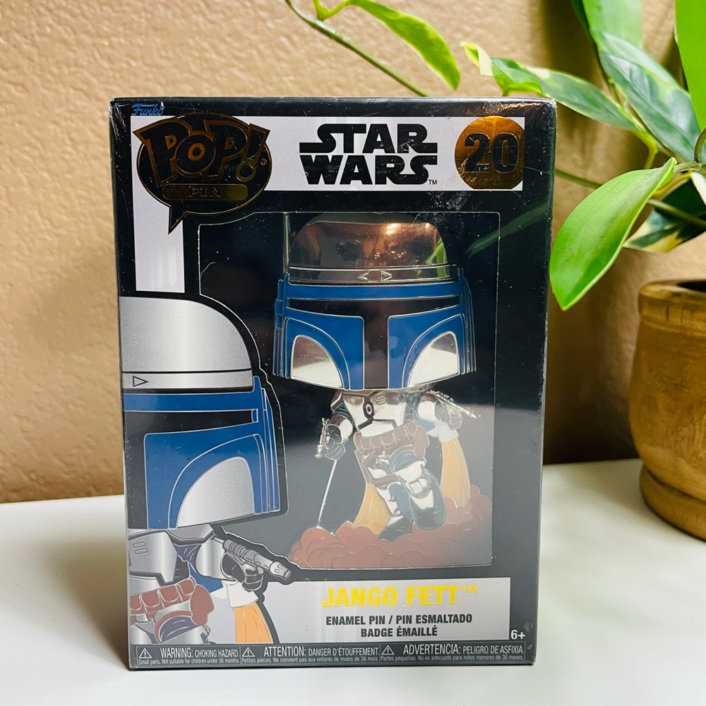 Funky Pop! Star Wars: Jango Fett Pin NWT